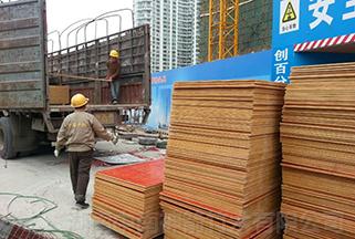 发到深圳工地的建筑木模板