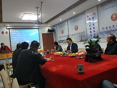热烈欢迎安徽金寨县产业园和林业局领导来神箭集团考察交流