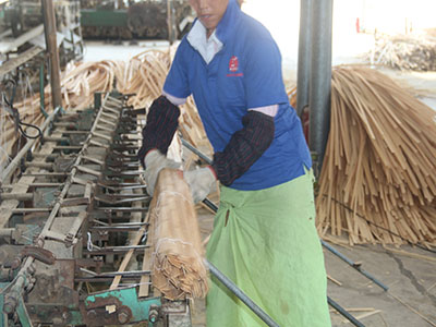 竹胶板原材料生产中