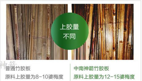 上胶对比图